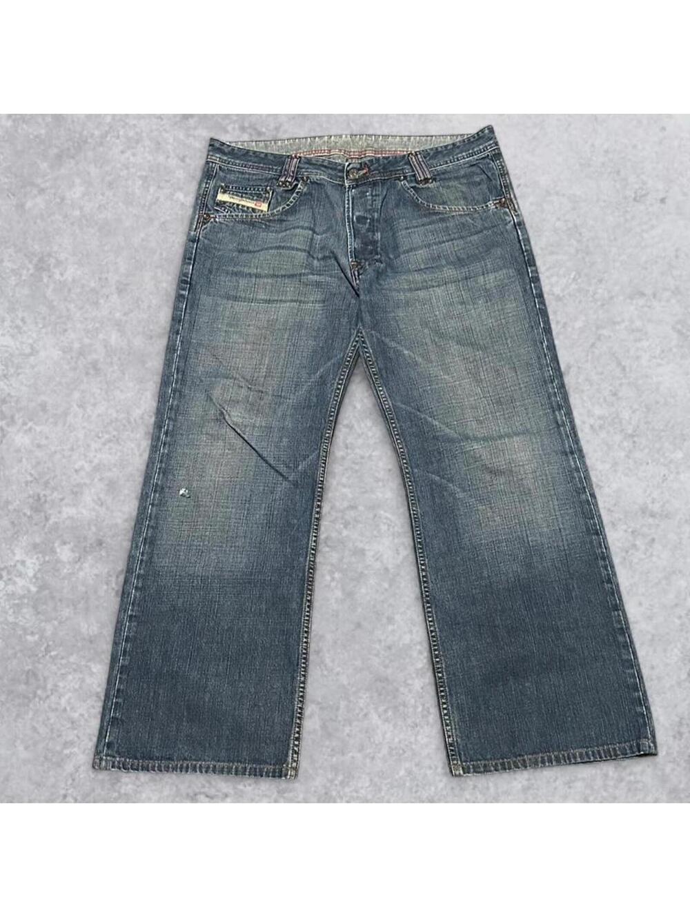 Vintage Y2K Diesel Industry Bootcut Jeans - 34x30
